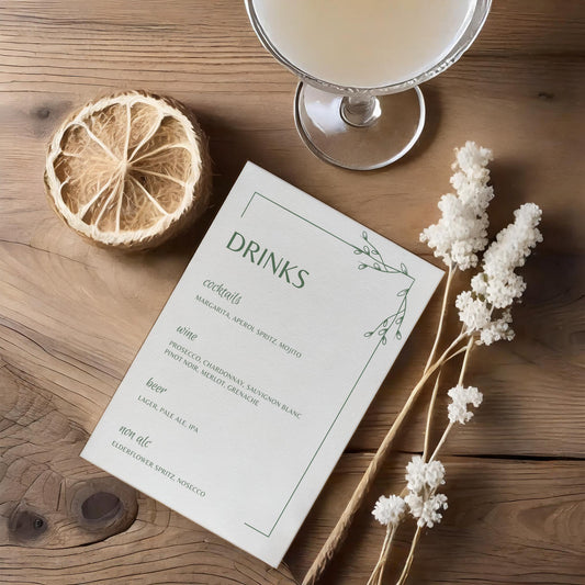 Drinks Menu | Putting Down Roots