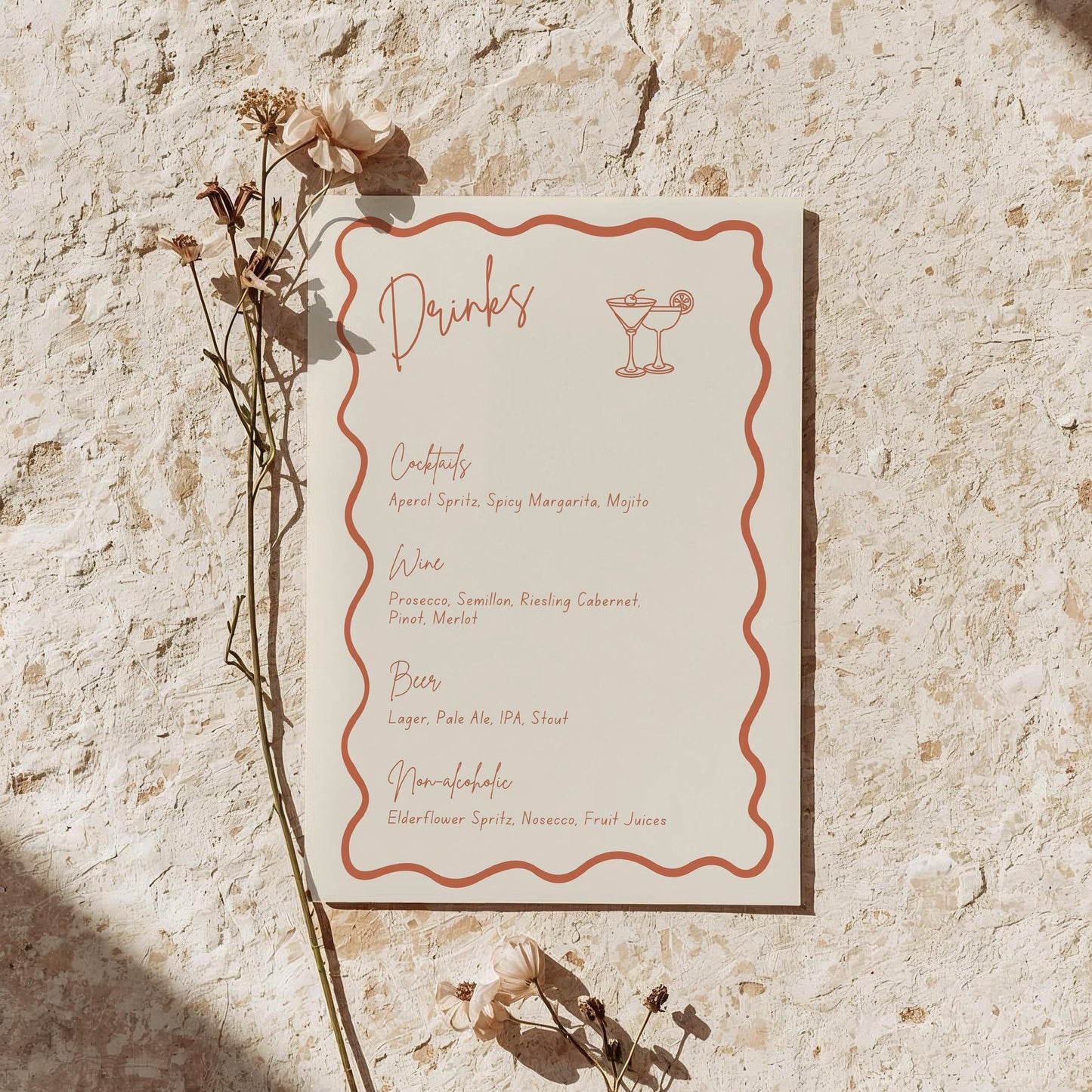 Drinks Menu | Hold My Hand