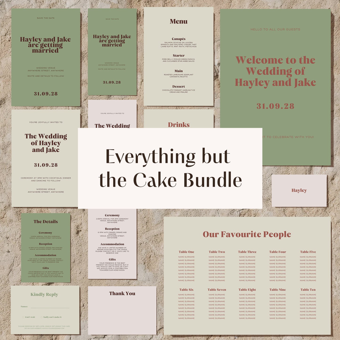 Everything but the Cake Bundle | Head Over Heels