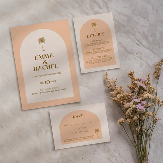 Invite Set | Palm Tree Promises