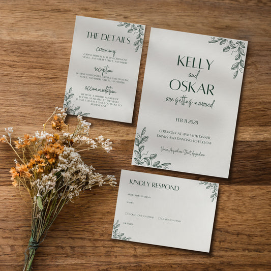 Invite Set | Botanical Bliss