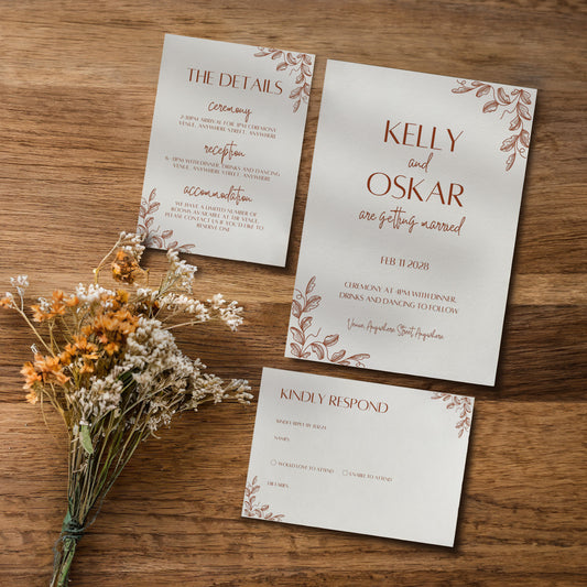 Invite Set | Botanical Bliss