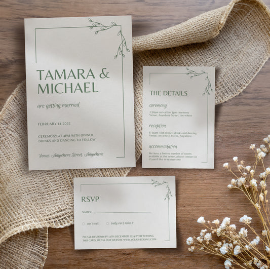 Invite Set | Putting Down Roots