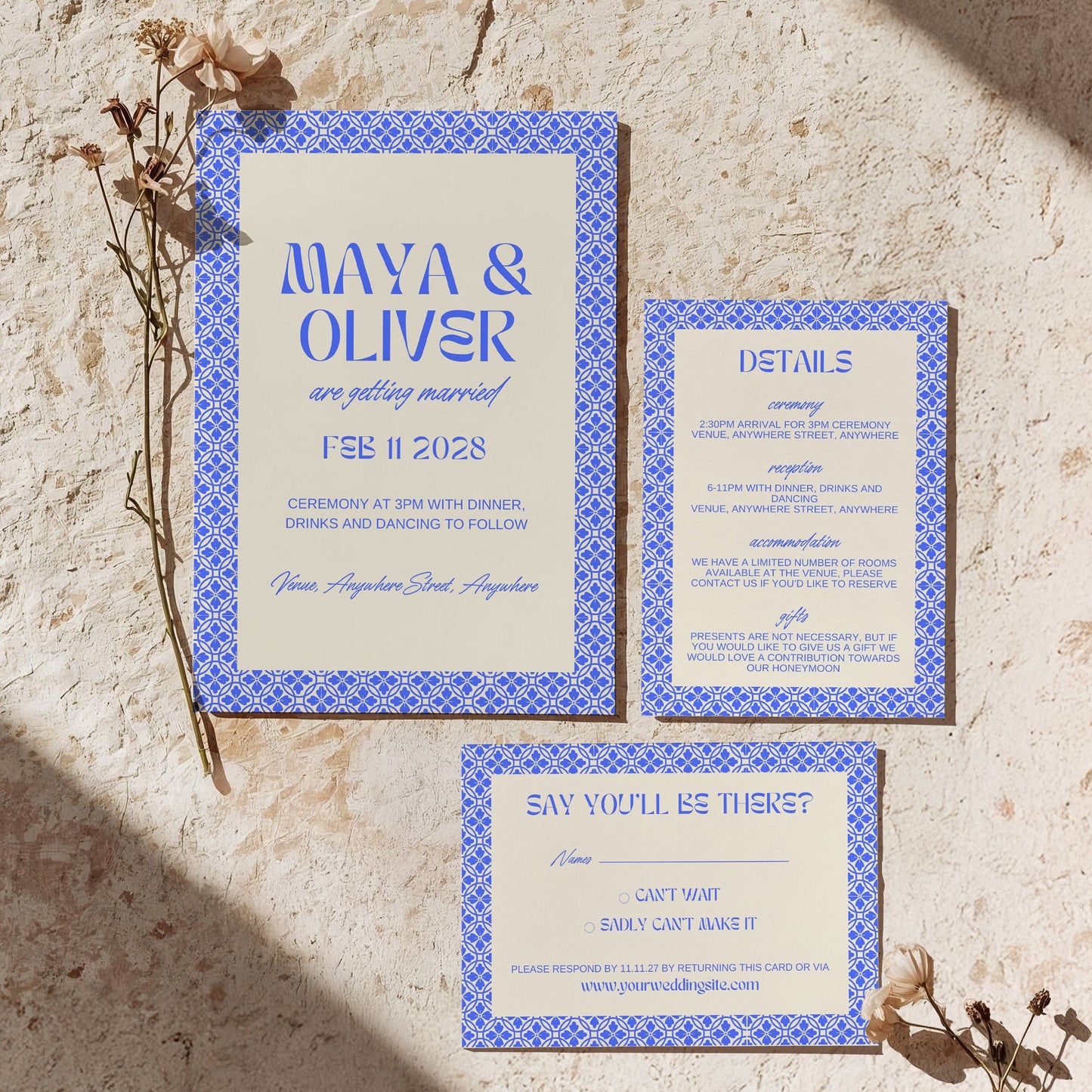 Invite Set | Limoncello Love Letters