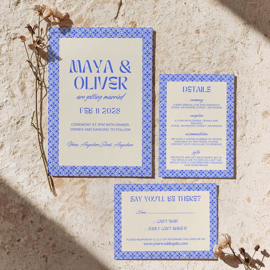 Invite Set | Limoncello Love Letters