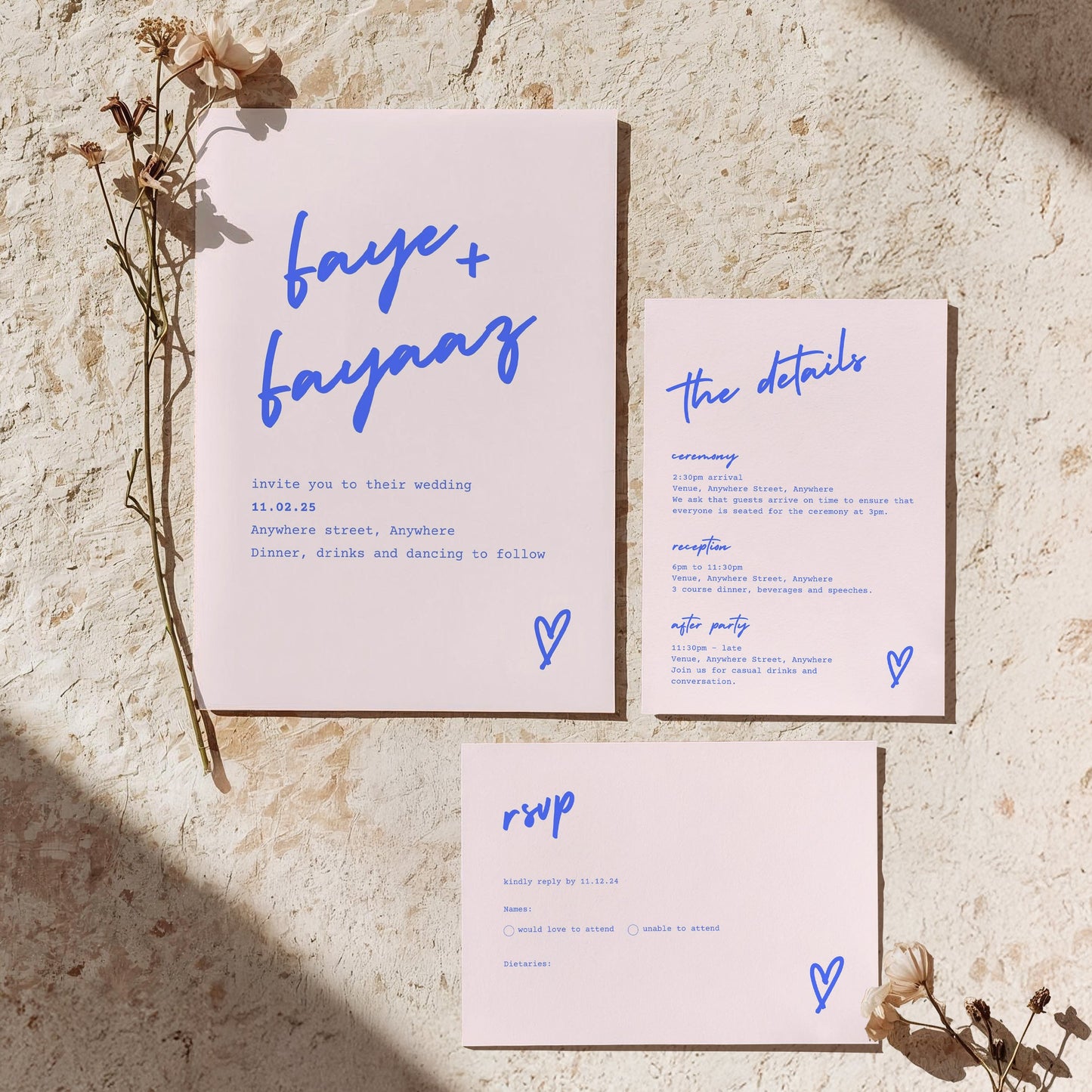 Invite Set | Cross My Heart