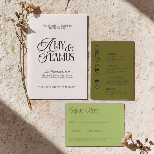 Invitation Set | The Perfect Match