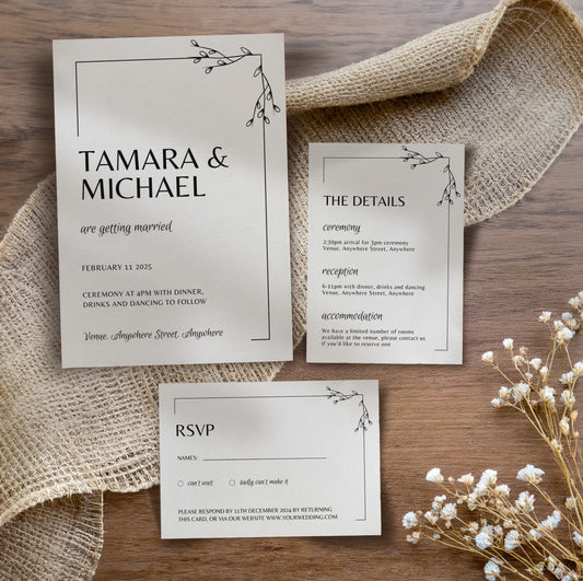 Invite Set | Putting Down Roots