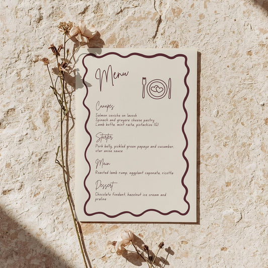 Food Menu | Hold My Hand