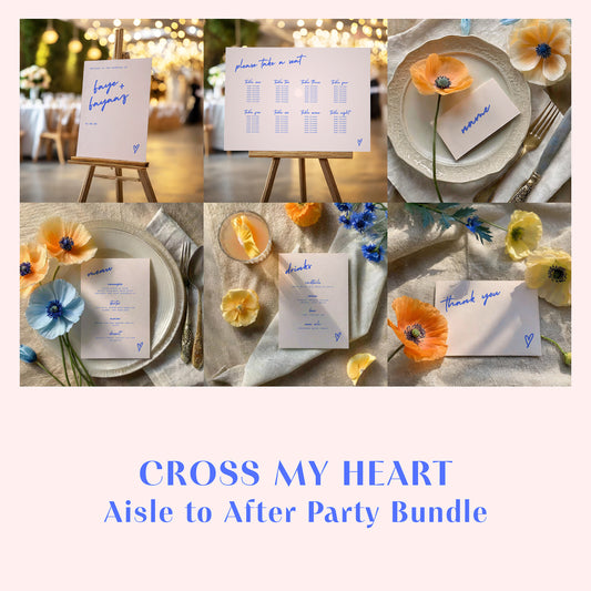 Aisle to After Party Bundle | Cross My Heart