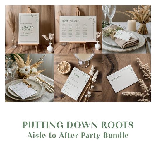 Aisle To After Party Bundle | Putting Down Roots