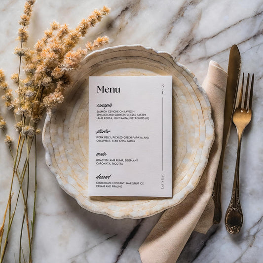 Food Menu | Meant To Be