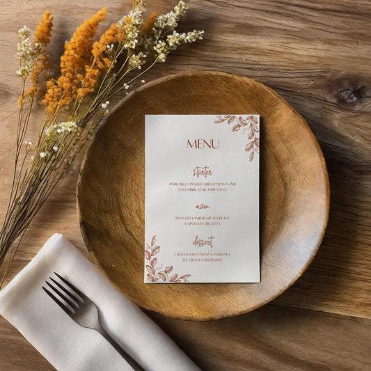 Food Menu | Botanical Bliss