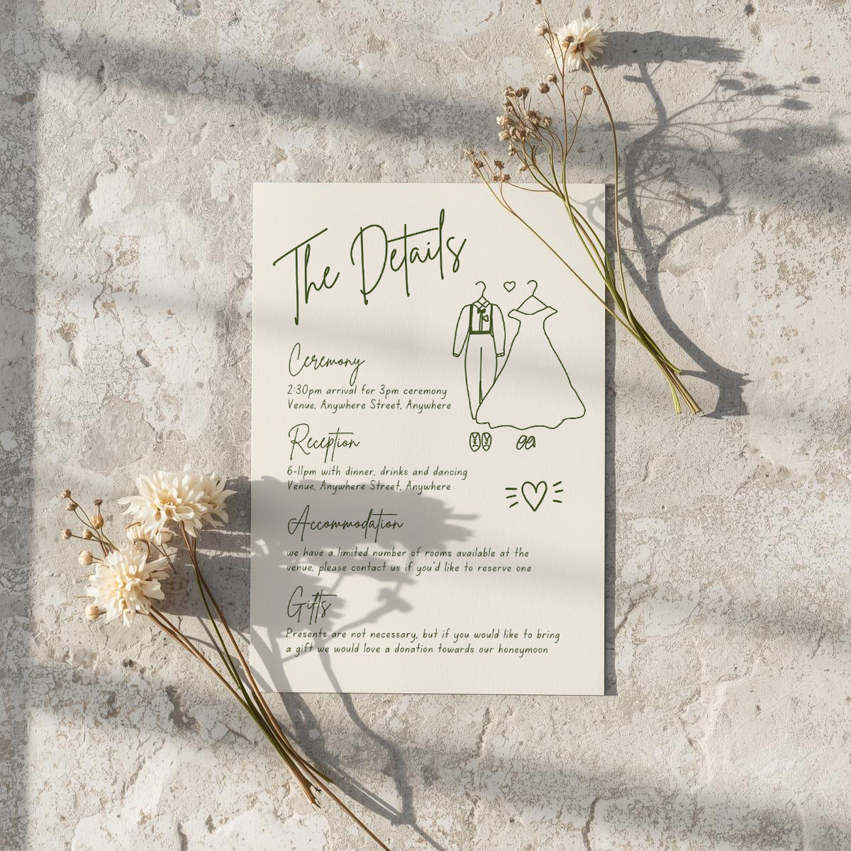 Invitation Set | Hold My Hand