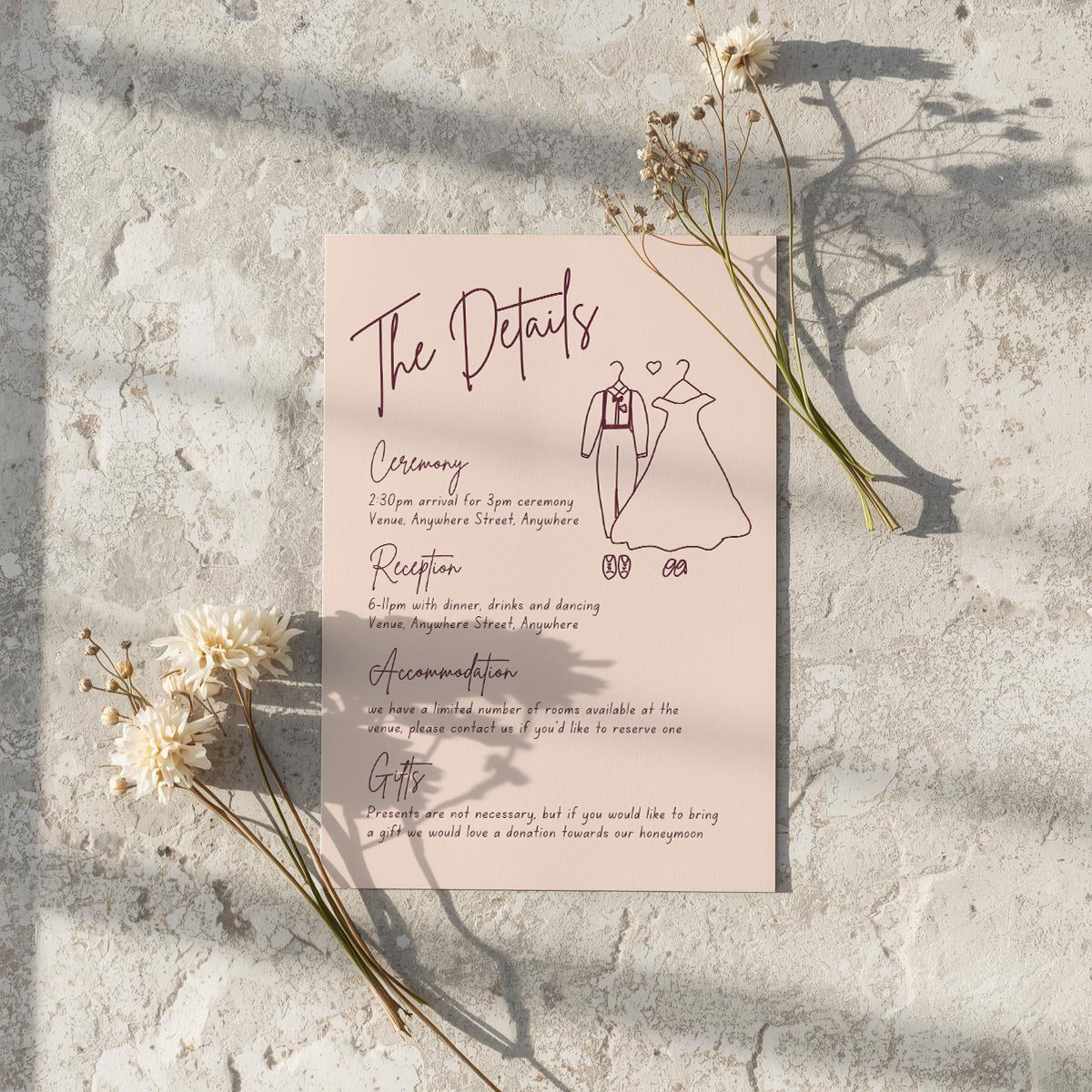 Invitation Set | Hold My Hand