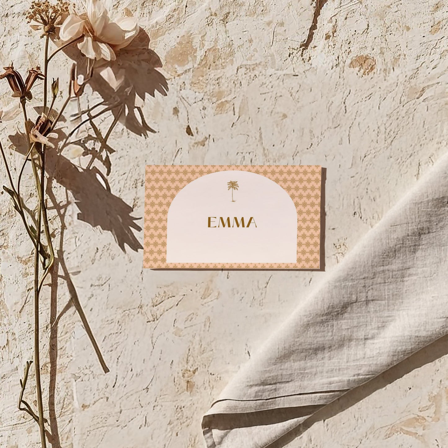 Place Card | Palm Tree Promises