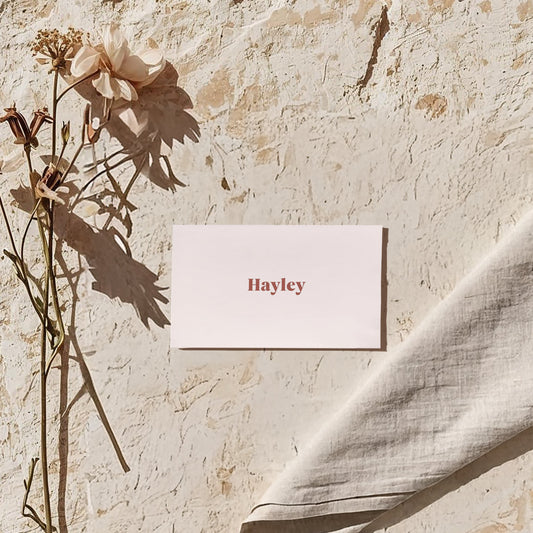Place Card | Head Over Heels