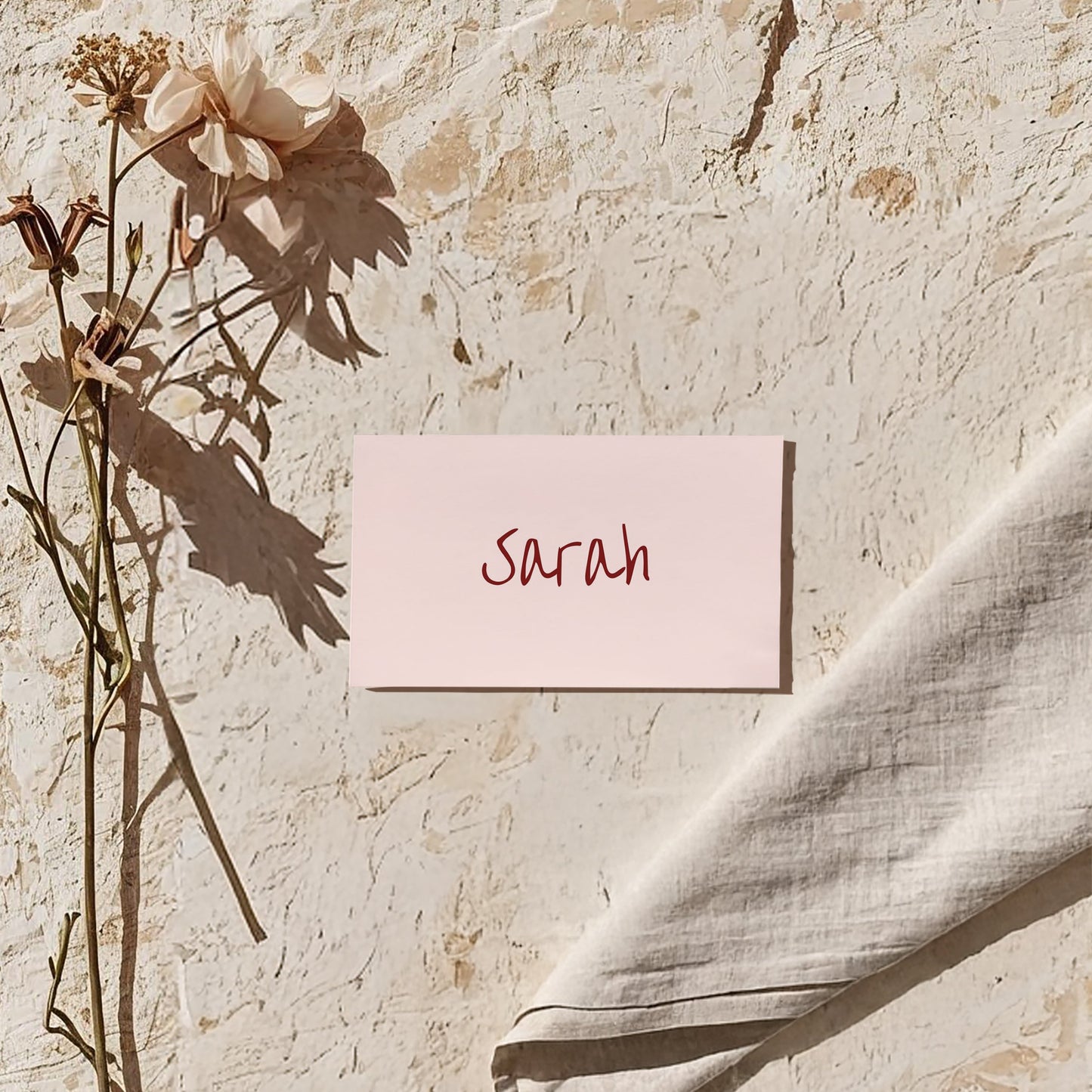 Place Card | Wine Country Kisses