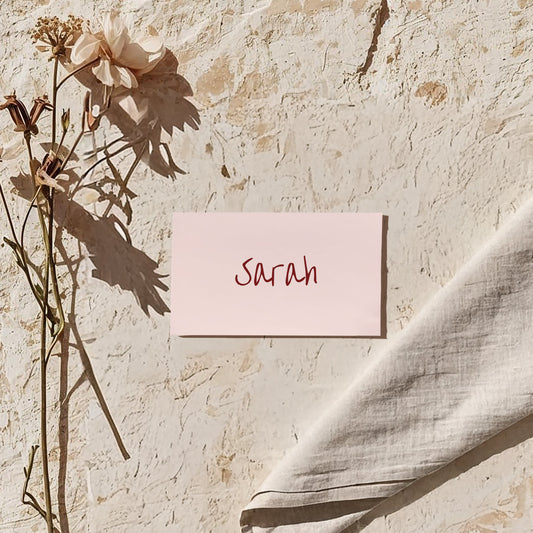 Place Card | Wine Country Kisses