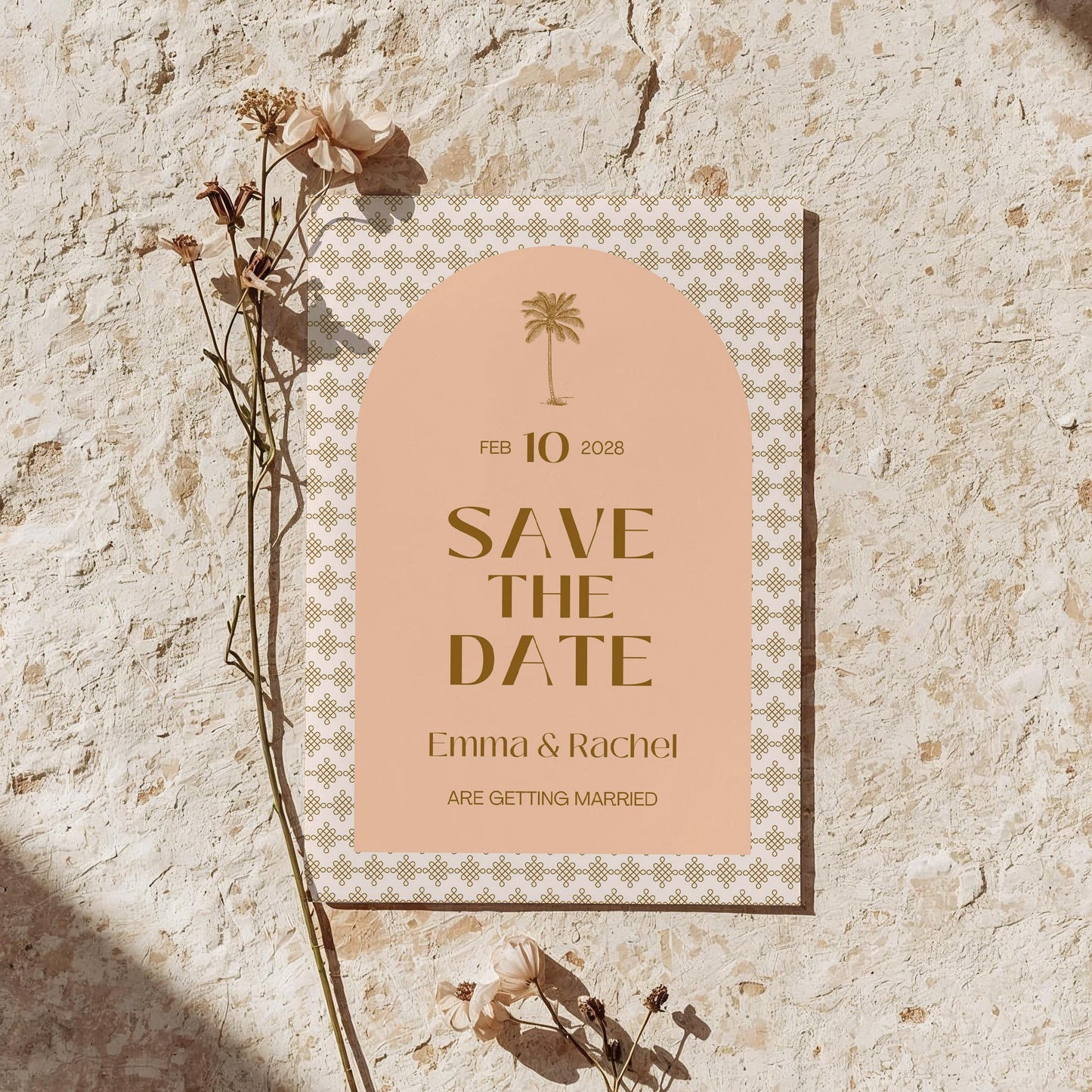 Save the Date | Palm Tree Promises