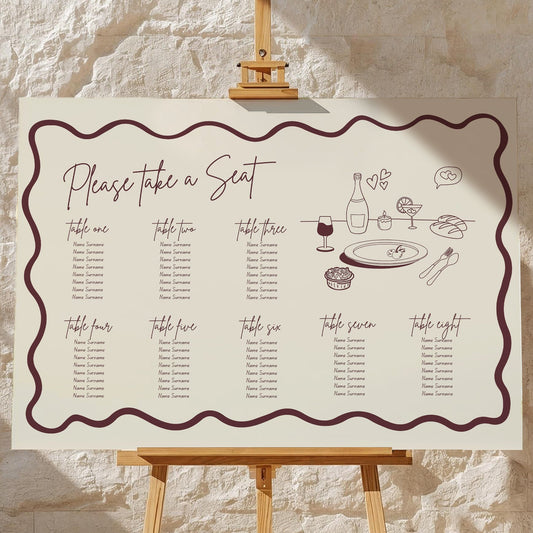 Seating Plan | Hold My Hand