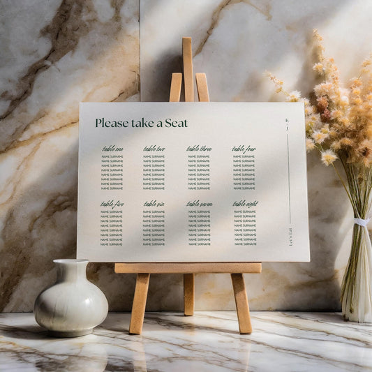 Seating Plan | Meant To Be