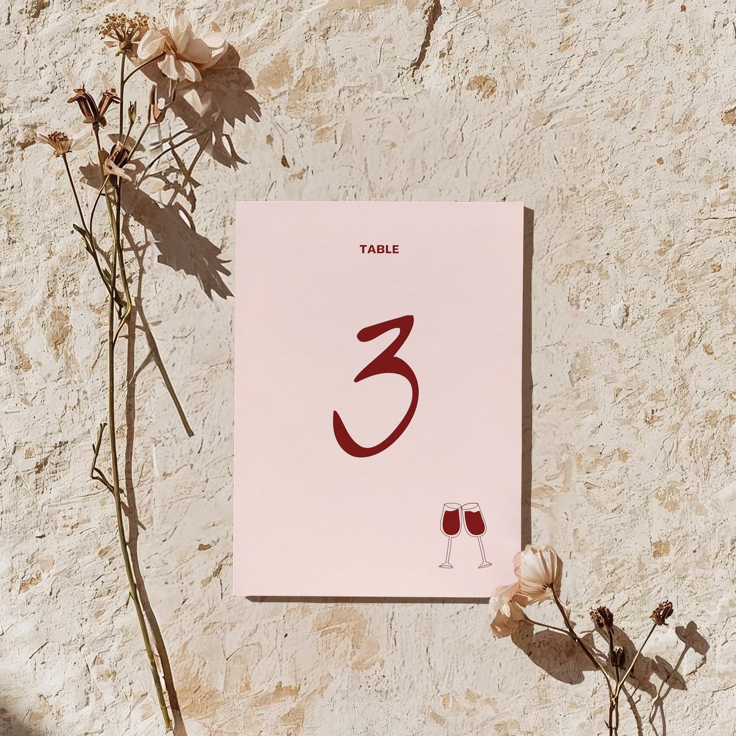 Table Number | Wine Country Kisses