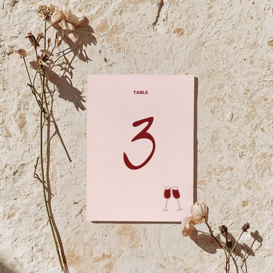 Table Number | Wine Country Kisses
