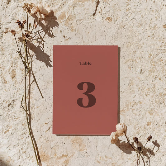 Table Number | Head Over Heels