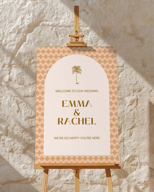 Welcome Sign | Palm Tree Promises