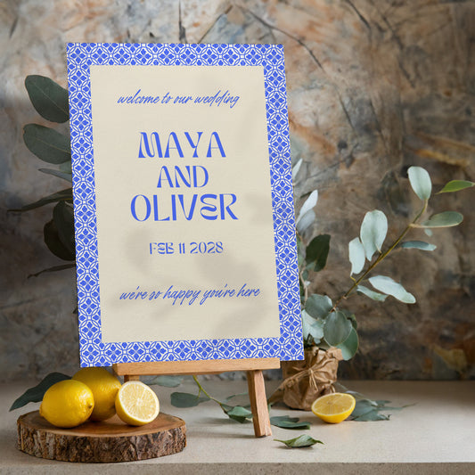 Welcome Sign | Limoncello Love Letters